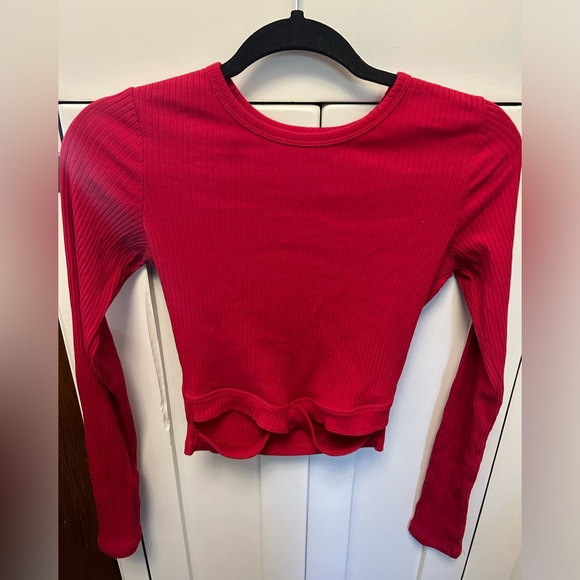 ⚡️2 for 20$!⚡️Hollister Crop Long Sleeve Top - Picture 1 of 4